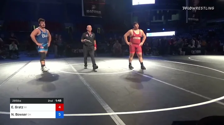 285 Lbs 5th Place - Evan Gratz, Wisconsin Vs Nicho...