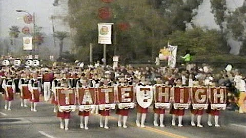 THS "Showband of the South" in the 1986 Rosebowl Parade