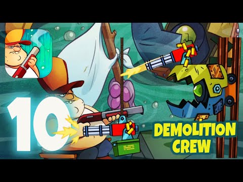 Swamp Attack - Gameplay Walkthrough Episode #10 - Demolition Crew (iOS, Android)