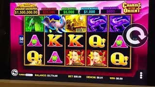 Grandma Playing Slots For Fun Ep 432 - All Aboard, Charms Of The Orient 