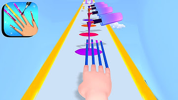 NAIL ART RUN ALL LEVELS GAMEPLAY ANDROID,IOS (PART 13)