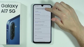 Samsung Galaxy A17: Tijdnotatie wijzigen (12-uurs of 24-uurs notatie)