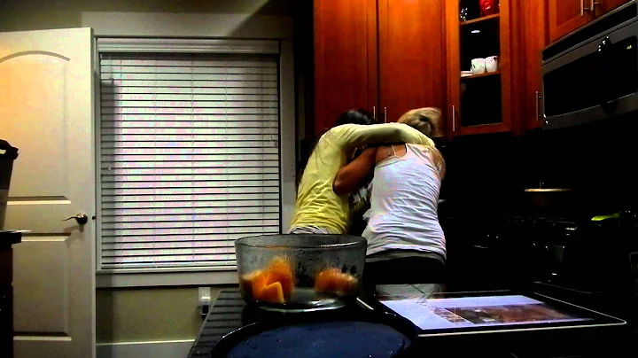 Madi gets pie in face