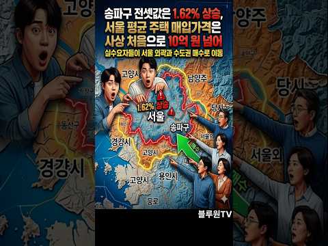 서울 집값·전셋값·월세까지 동시 폭등! 지금 무슨 일이 벌어지고 있을까?