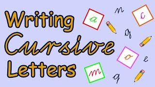 How to Write in Cursive  |  English Letter Formation