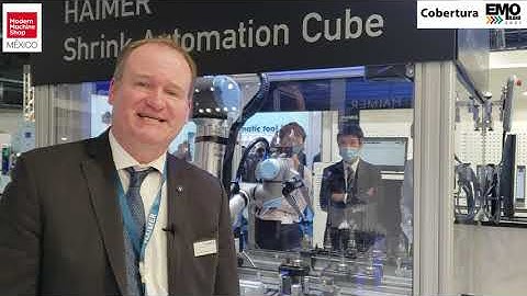 Brendt Holden explains the HAIMER Shrink Automation Cube