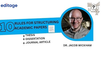 How to Structure Thesis and Dissertation Papers: 10 Rules!