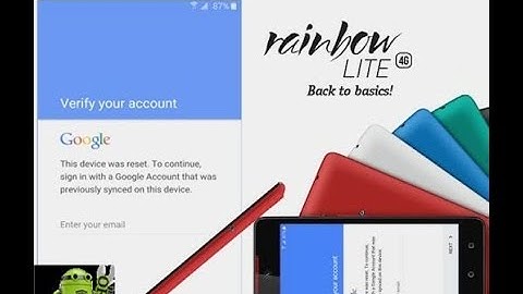 [EASY STEPS] Remove / Bypass Google Account FRP wiko rainbow 4g lite
