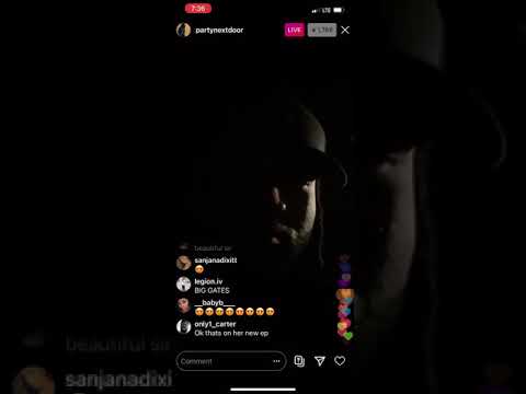 PARTYNEXTDOOR - My Affection (UNRELEASED) IG Live 07/12/20