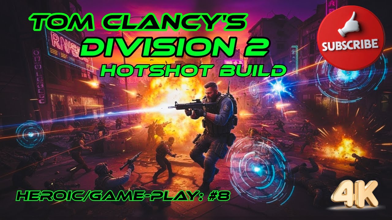 Tom Clancy’s the Division 2 hotshot Build Heroic Game-Play: #8