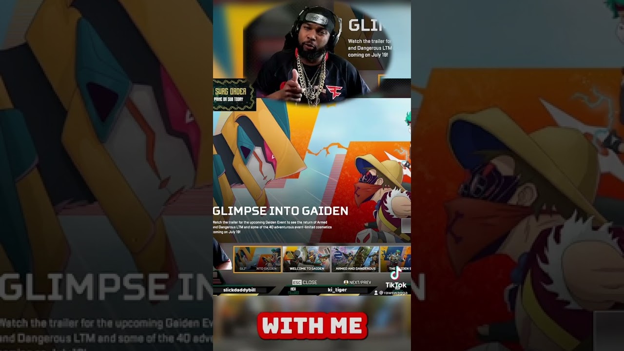 Best Skin from Apex Glimpse into Gaiden Event 