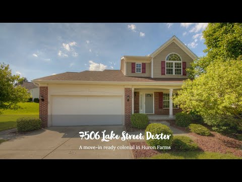 7506 Lake Street, Dexter, MI home video tour
