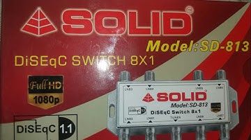 Solid DiseqC Switch 8 x 1 UNBOXING & information