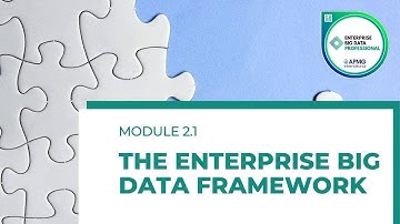 Big Data Training | The Enterprise Big Data Framework Explained | EBDP Module 2.1
