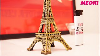 Eiffel Tower in Paris - Souvenir Miniature Stature as elegant Decoration (15cm)