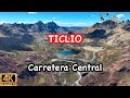 Lima per  carretera central ticlio desde un drone