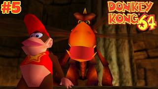DIDDY KONG'S MISTAKE!!! Donkey Kong 64 101% Part 5