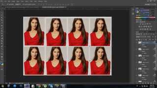 how to make passport size photo in photoshop cs6
