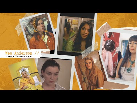 Wes Anderson // Female characters smoking compilation