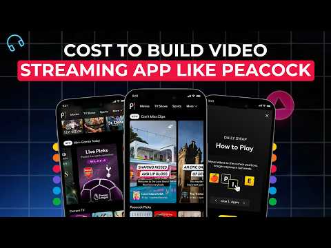 Real Cost to Develop an App Like Peacock TV  [2026] | Live Video Streaming App Development Cost