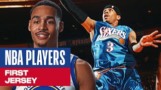 Current \& Rising NBA Stars Talk Their First NBA Jerseys