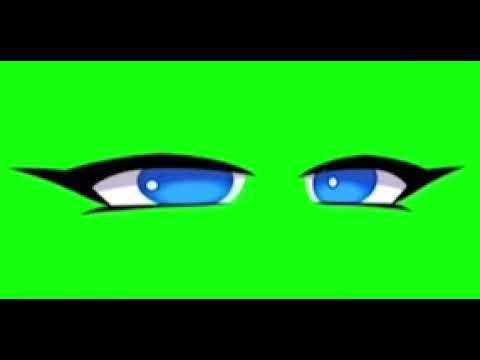 CapCut_tela verde olhos e boca animação