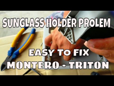 How To Fix Sunglass Holder For Mitsubishi Strada, Triton And Montero, DIY