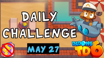 Bloons TD 6 Daily Challenge | Bom Bom Resort | No Hero No MK No Powers | May 27 2023