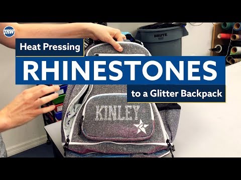 how-to-heat-press-rhinestones-to-a-glitter-backpack