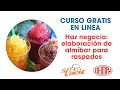 Curso, elaboración de almibar para raspados