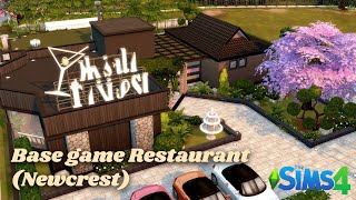 🍣🍜 Base Game Japanese Restaurant | #Simmniceshell4 | The Sims 4