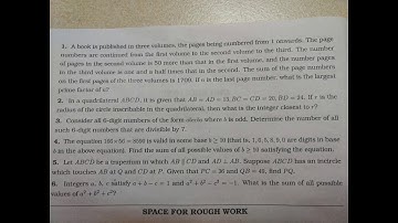 PRMO 2018 Question Paper