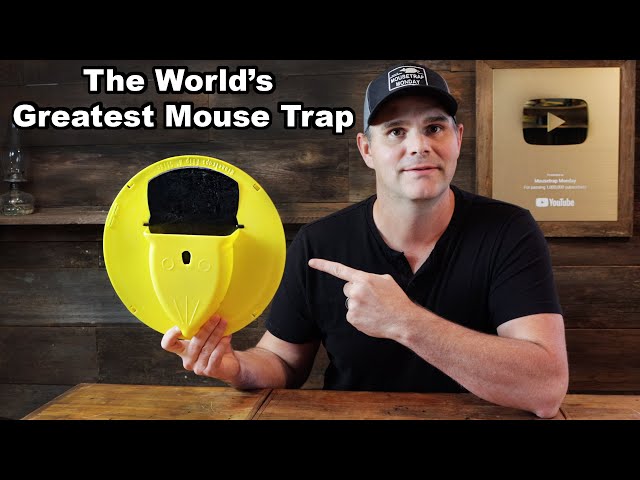 RinneTraps - Flip N Slide Bucket Lid Mouse Trap |Humane or Lethal| |Trap Door Style| |Multi Catch |Auto Reset| |Indoor Outdoor| |No See Kill| |5