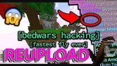 MichaelXF - FASTEST FLY on Hypixel with Astolfo Hacked Client (Skywars/Bedwars Hacking)