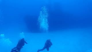 Scuba diving the wreck of the Rozi, malta