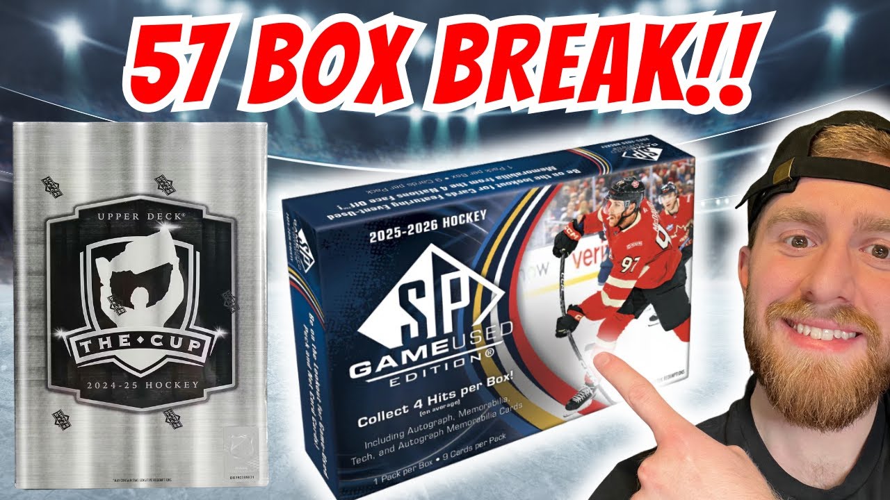 HUGE 57-BOX BREAK!!! MASSIVE SPGU & THE CUP