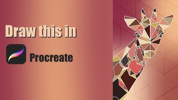 Mastering Polygon Design: Watch the Speed Art Giraffe Come to Life! #art