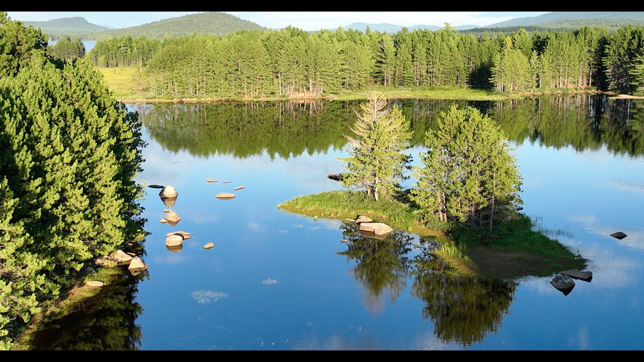 🌅 Afternoon Flight 🦅 over the north section of Flagstaff Lake 🏞 in