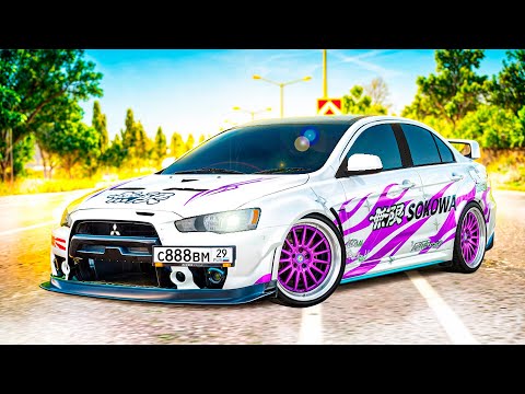 Видео: СТИЛЬ ЗА КОПЕЙКИ! ЛУЧШЕЕ АВТО ДО МИЛЛИОНА! НОВЫЙ MITSUBISHI LANCER 10 EVOLUTION! ( Radmir RP )