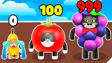 🌞BANANA CAT EVOLUTION! Epic Banana Run Merge Master