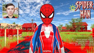 Schoolboy Runaway in Spider-Man Amazing 2 | Andrew is Spiderman and Galya is Black Spiderman!