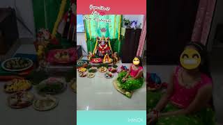 Varalakshmi Pooja, Alankarana & decoration idea youtubeshorts varalaxmipoojaSreemanmahalakshmi