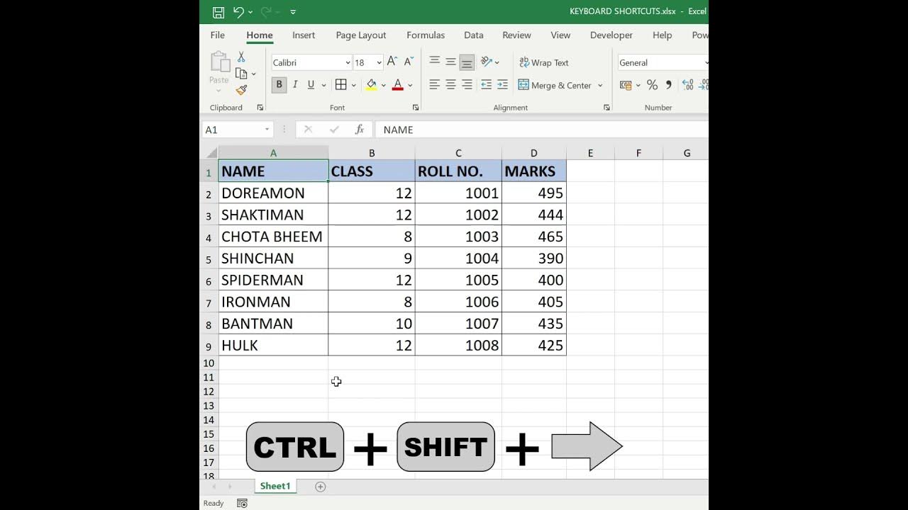 17-excel-shortcuts-how-to-select-data-from-active-cell-to-last-non