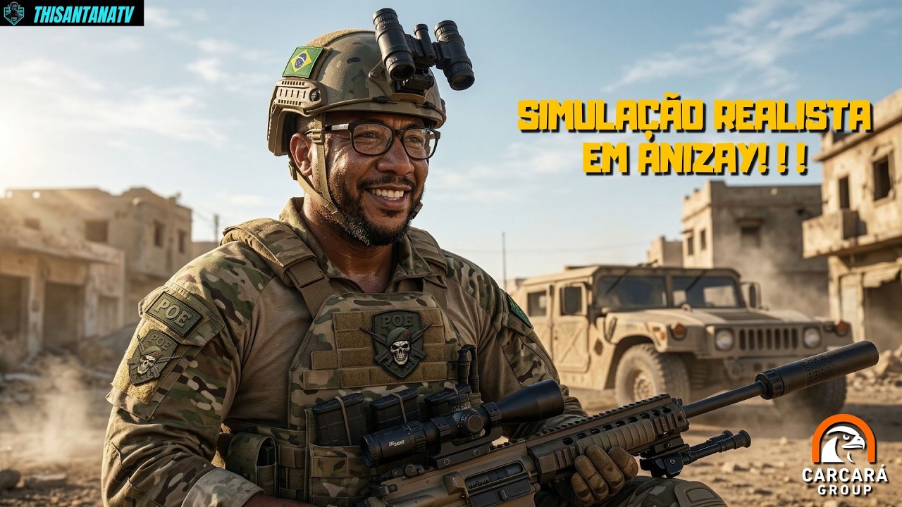 ARMA REFORGER | Imersão e Realismo no Mapa Anizay! | Servidor PvE Carcará Group |