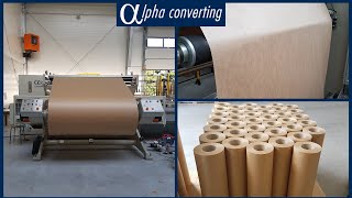 Turret Slitting Rewinding - ALPHAMATIC - automatic winding machine