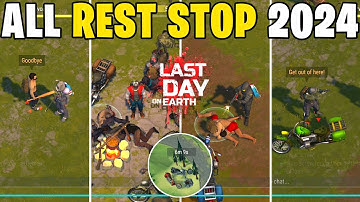 ALL VERSIONS OF REST STOP EVENT LDOE 2025 | LAST DAY ON EARTH SURVIVAL
