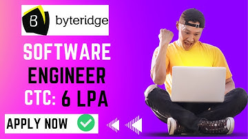 Byteridge Software Engineer Full Time Opportunity | Batch 2023 | CTC 6 LPA | Hiring Freshers | Apply