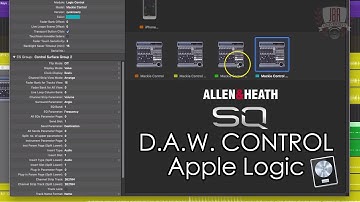 Using the Allen & Heath SQ digital console to control LOGIC