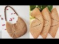 part 2/3 | 🌞 Sun Motif Crochet Bag from Paper Yarn - A Unique 5-Motif Design