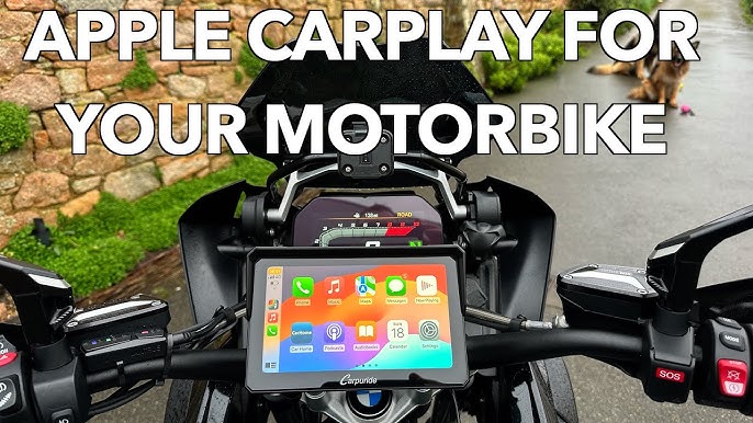2023 Newest ] Carpuride W502 Motorcycle GPS Wireless Portable Apple  Carplay/Android Auto Waterproof Car Stereo, 5 IPS Touch Screen with Dual  Bluetooth, Navigation/Siri/Google Assistant for Motorbike
